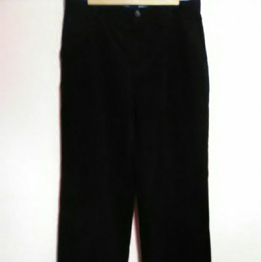 Chaps boys black corduroy pants